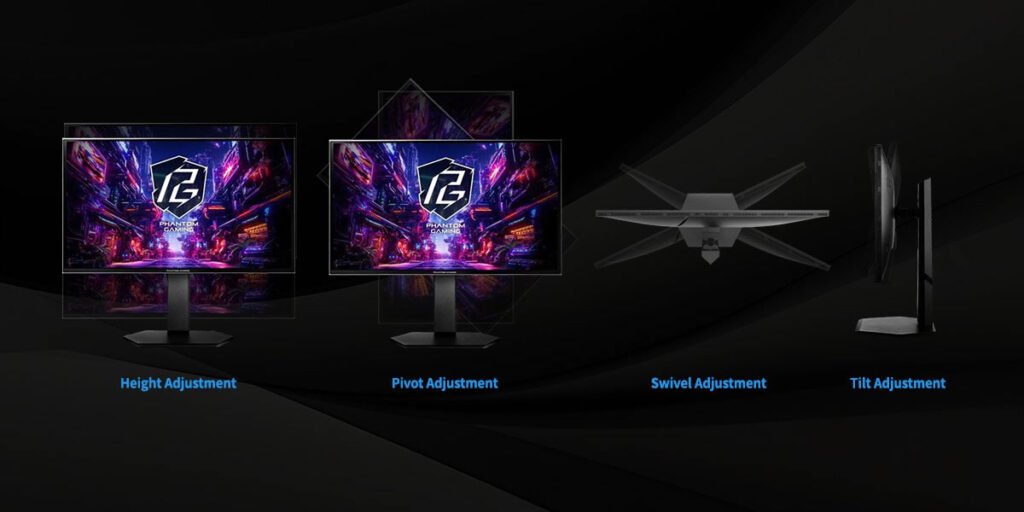 ASRock lanza los monitores Phantom Gaming PGO27QSA con panel QD-OLED_1